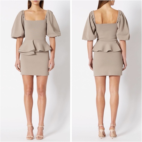 Scanlan Theodore Beige Mini Dress - Picture 5 of 12